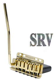 Gold BladeRunner- SRV Left-Handed bridge with right hand bar in GOLD
